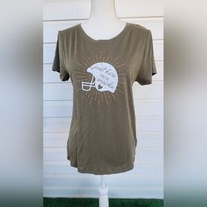 C&C California Green Graphic Tee- 'Just Here For The Snacks'! Like New!